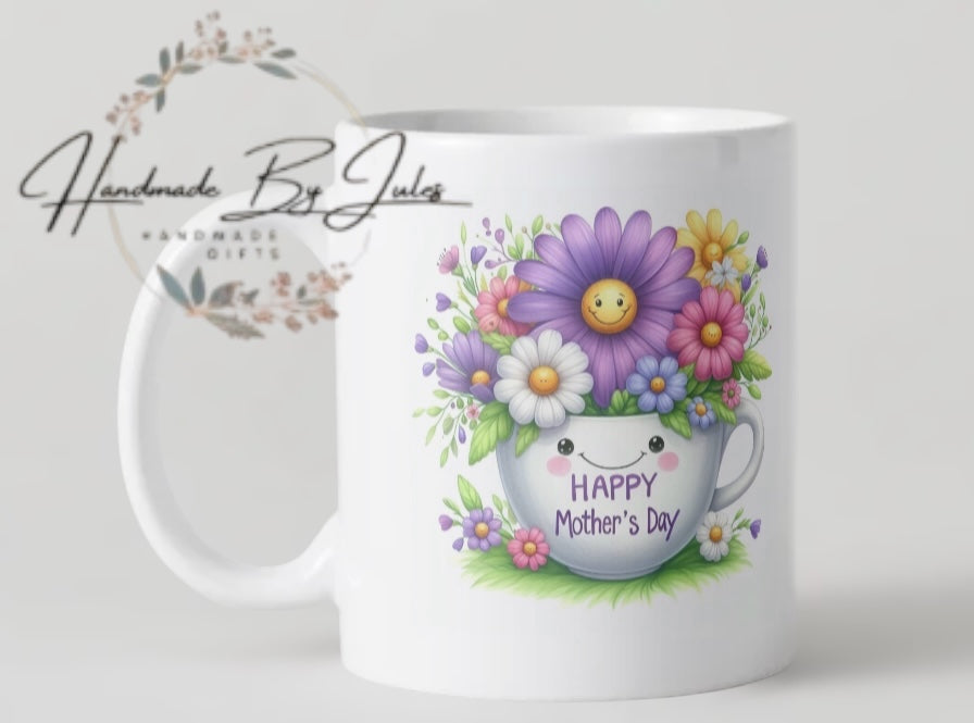 Flower Design Mother’s Day Mug