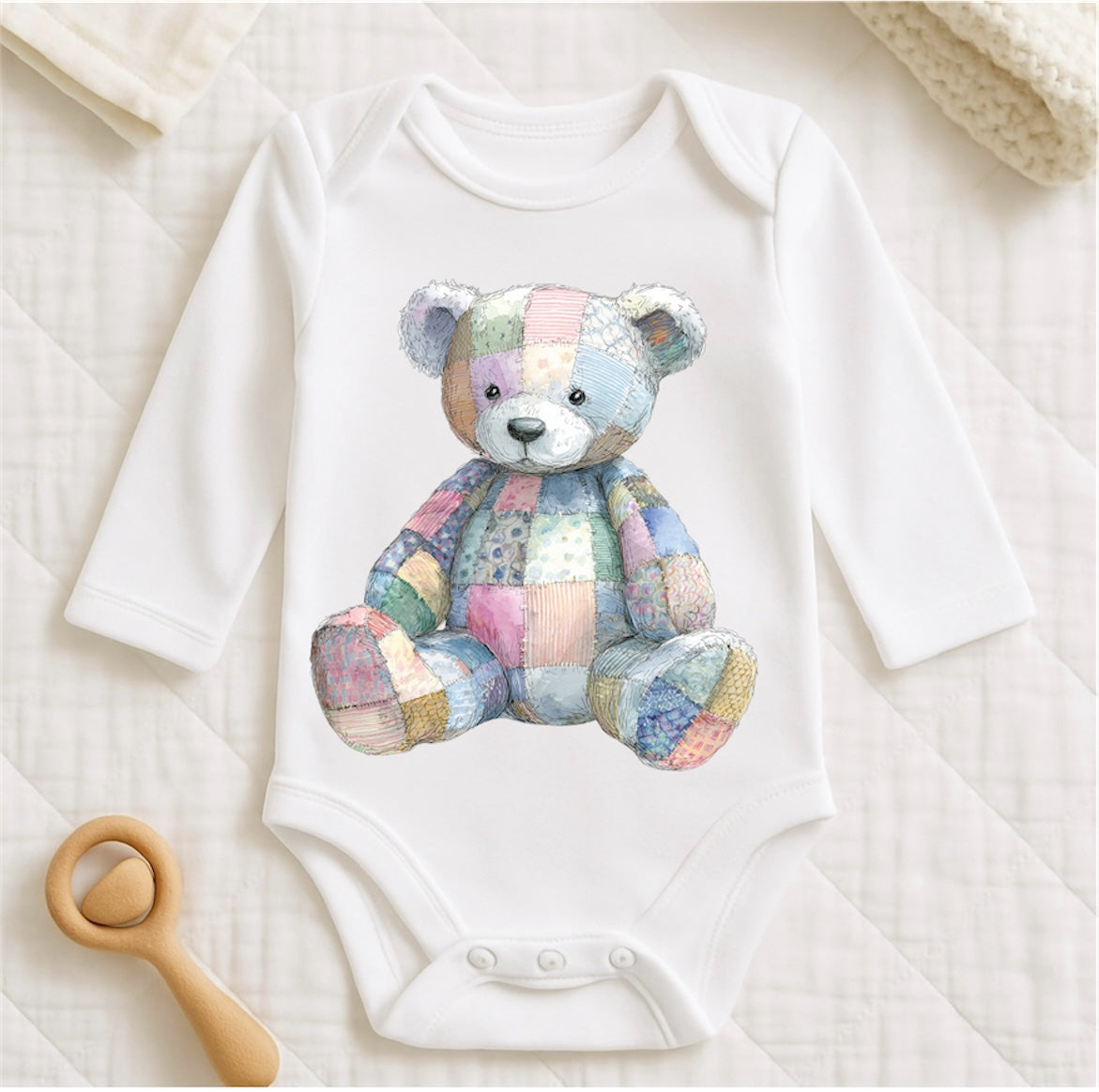PATCHWORK BEAR VEST