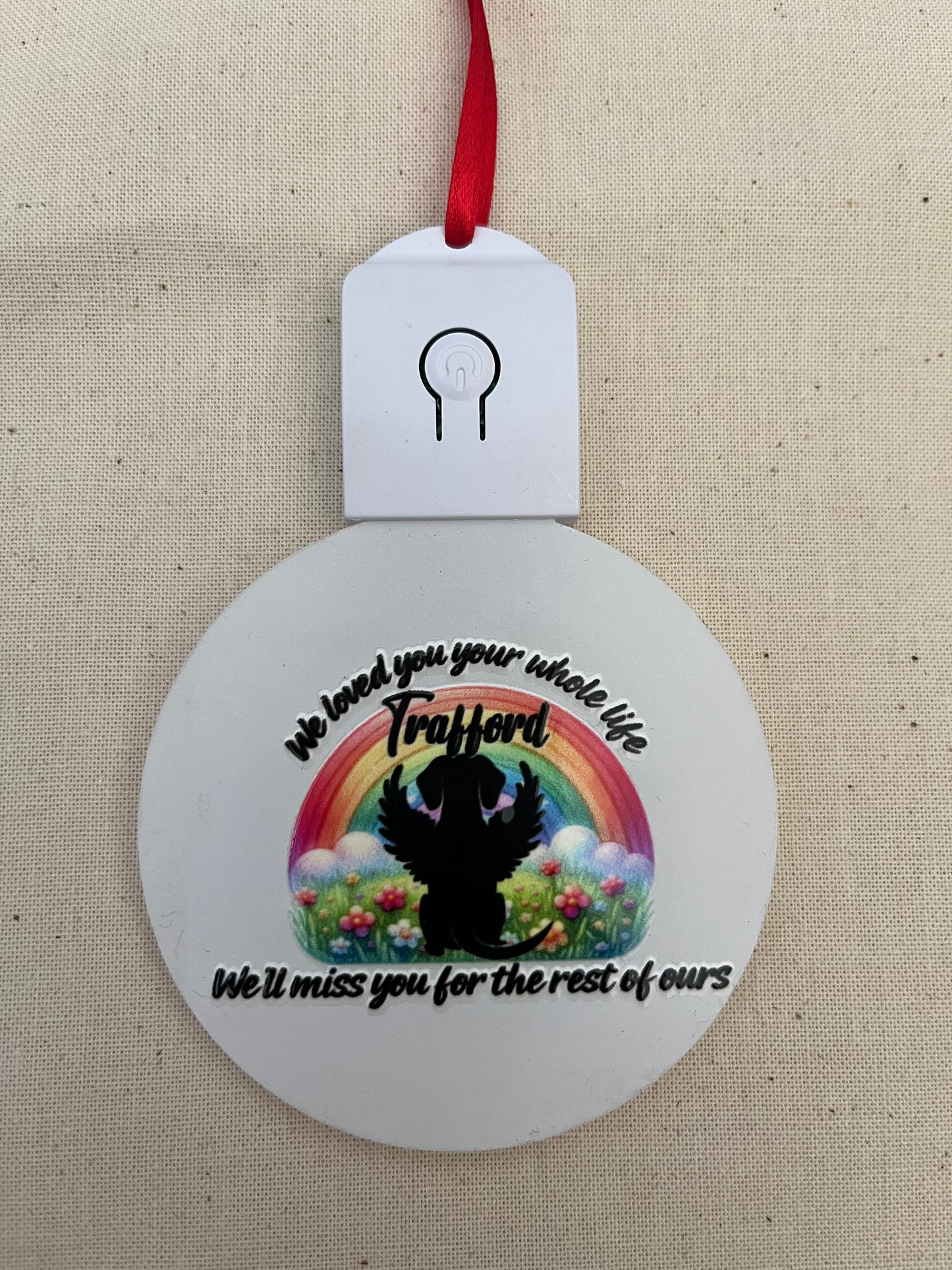 Pet loss Light up decoration