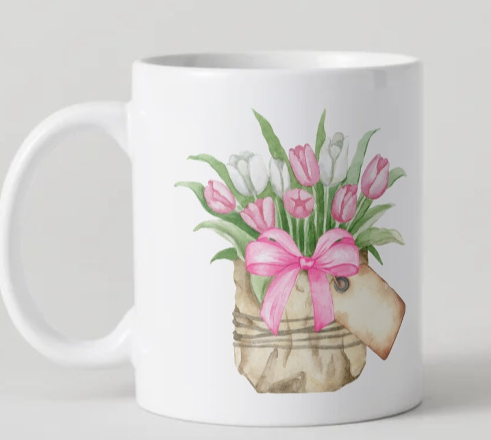 FLOWERED MUG