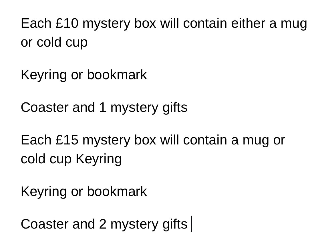 MYSTERY BOX