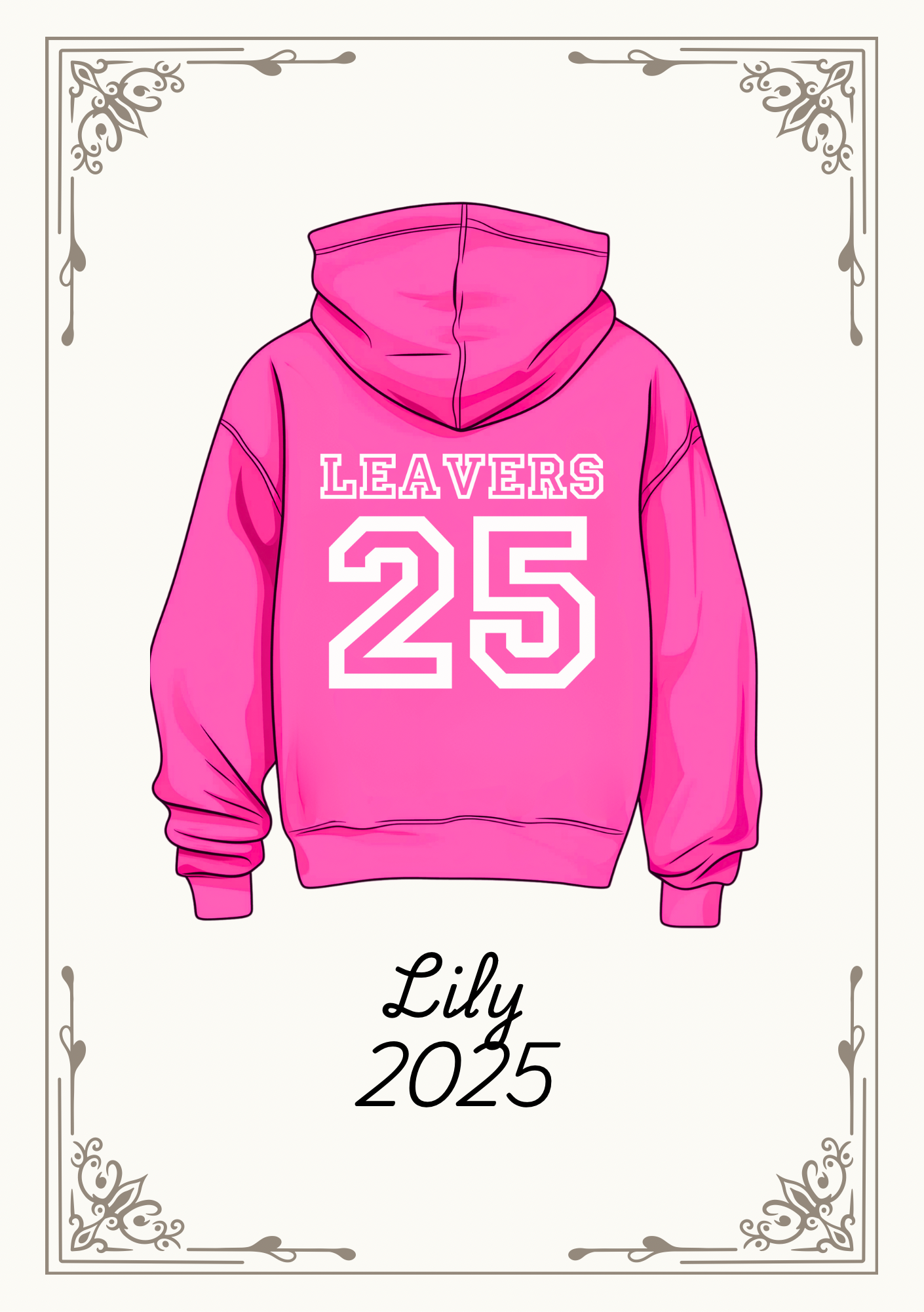 2025 A5 Leavers Cards