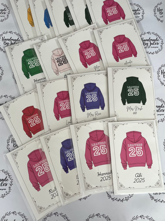 2025 A5 Leavers Cards